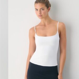 Aritzia contour White square neck cami